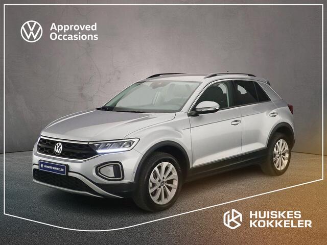 Volkswagen T-Roc Life Edition 1.5 TSI 150pk DSG Automaat Adaptive cruise control, Achteruitrijcamera, LED koplampen, App connect, Parkeersensoren, Airco, DAB, Radio