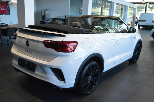 Volkswagen T-Roc Cabrio 1.5 TSI 3X R-LINE Black Style leer camera trekhaak !!