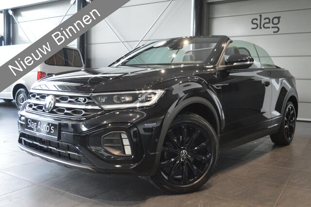 Volkswagen T-Roc Cabrio 1.5 TSI 3X R-LINE Black Style camera trekhaak 18 inch !!