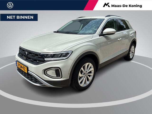 Volkswagen T-Roc 1.0 TSI 110pk Life · Camera · Apple/Android Car Play · Parkeer assistent · ACC · Clima · Draadloze Telefoonlader · Elek. Inklapbare Spiegels · Garantie t/m 28-03-2028 of 100.000km