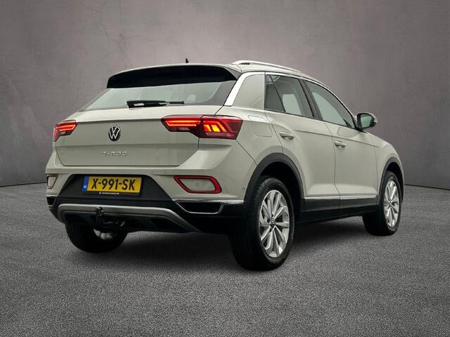 Volkswagen T-Roc Style 1.5 TSI 150pk DSG Automaat Trekhaak, Adaptive cruise control, Stoelverwarming, Achteruitrijcamera, Parkeersensoren, LED koplampen, Elektrische achterklep