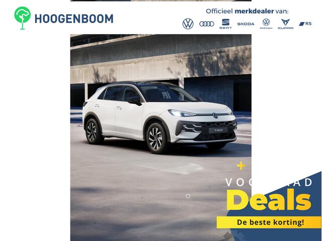 Volkswagen T-Roc Limited Edition | 'App-Connect' draadloze smartphone integratie | Automatische afstandsregeling (Adaptive Cruise Control) | Buitenspiegels elektrisch instel-, verwarm- en inklapbaar