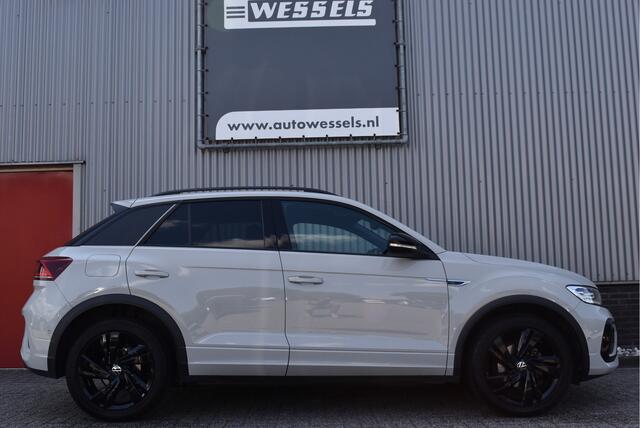 Volkswagen T-Roc 1.5 TSI R-Line Black Style LED grill, Ascot grijs, Adaptive cruise, Ergo active + Massage, IQ Light, Afn. trekhaak, Camera