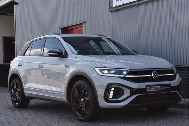 Volkswagen T-Roc 1.5 TSI R-Line Black Style LED grill, Ascot grijs, Adaptive cruise, Ergo active + Massage, IQ Light, Afn. trekhaak, Camera