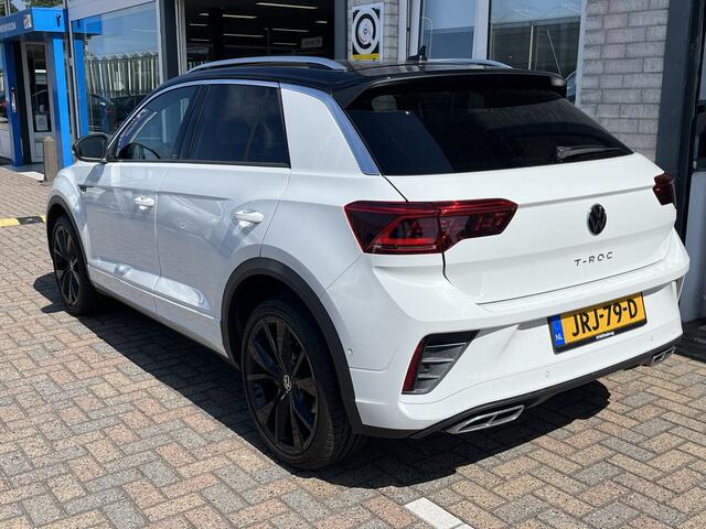 Volkswagen T-Roc 1.5 TSI R-Line / AUTOMAAT/ TREKHAAK/ LEER/ 2x R-LINE/ KEYLESS/ DIGITAL DASH/ APP-CONNECT/ DAB/ CLIMATE/ STOELVERWARMING/ PARK. SENSOREN + CAMERA/ NAVI/ 19" LMV