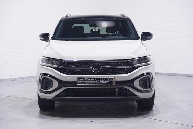 Volkswagen T-Roc 1.5 TSI R-Line NAP 2e eigen. r-line interieur/exterieur Comfort-pack Private-glas Multimedia-pack Led-verlichting 18"-lmv PDC v+a Black-pack electrische-achterklep ACC stoelverwarming ECC Navigatie Camera APPLE-carplay