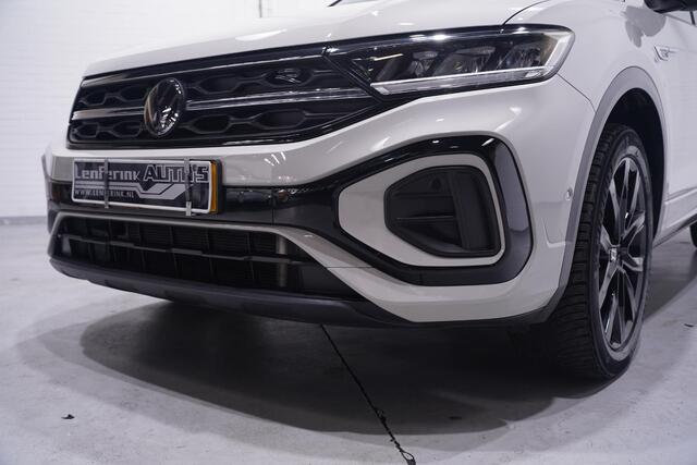 Volkswagen T-Roc 1.5 TSI R-Line NAP 2e eigen. r-line interieur/exterieur Comfort-pack Private-glas Multimedia-pack Led-verlichting 18"-lmv PDC v+a Black-pack electrische-achterklep ACC stoelverwarming ECC Navigatie Camera APPLE-carplay