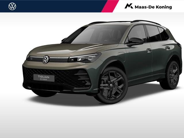 Volkswagen TIGUAN R-Line-Edition 1.5 eHybrid 204 pk 6 versn. DSG · Black style pakket · Comfort pakket · Trekhaak incl. aanhangermanoeuvreerhulp (trailer assist) ·