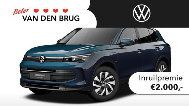 Volkswagen TIGUAN 1.5 eHybrid Life Edition 204pk Trekhaak | 17 inch | 360 Camera | Keyless
