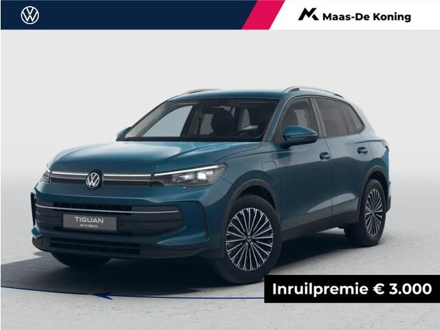 Volkswagen TIGUAN Life Edition 1.5 eHybrid 204 pk 6 versn. DSG · Trekhaak inklapbaar, met elektrische ontgrendeling, incl. aanhangwagen- manoeuvreerhulp Trailer Assist · Winter Pakket incl. verwarmbaar stuurwiel ·