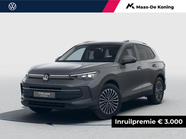 Volkswagen TIGUAN Life Edition 1.5 eHybrid 204 pk 6 versn. DSG · Trekhaak inklapbaar, met elektrische ontgrendeling, incl. aanhangwagen- manoeuvreerhulp Trailer Assist · Winter Pakket incl. verwarmbaar stuurwiel