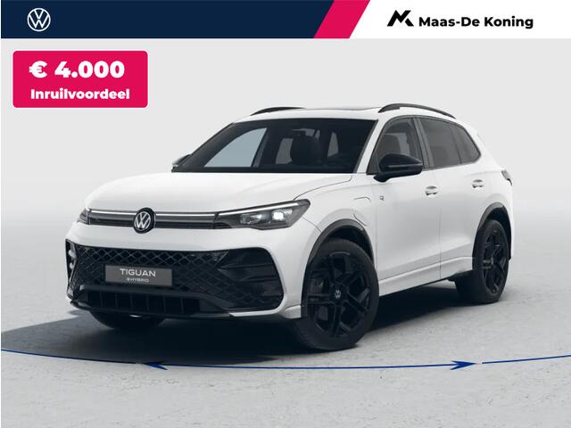 Volkswagen TIGUAN R-Line Edition 1.5 eHybrid 272 pk 6 versn. DSG · Comfort Pakket · Black Style Pakket · Trekhaak inklapbaar, met elektrische ontgrendeling, incl. aanhangermanoeuvreerhulp Trailer Assist ·