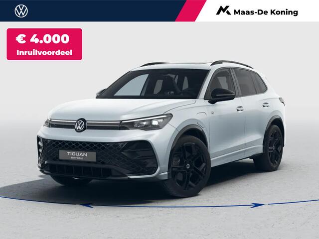 Volkswagen TIGUAN R-Line Edition 1.5 eHybrid 204 pk 6 versn. DSG · Black Style Pakket · Comfort Pakket · Trekhaak inklapbaar, met elektrische ontgrendeling, incl. aanhangermanoeuvreerhulp Trailer Assist ·