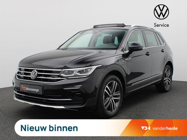 Volkswagen TIGUAN 1.4 TSI eHybrid Elegance 245PK DSG Pano-Schuifdak, Volleder, Memorystoel, 360gr. Camera, Side Assist, Keyless, DCC, Adaptieve Cruise Controle, Trekhaak, 19" LM Velgen
