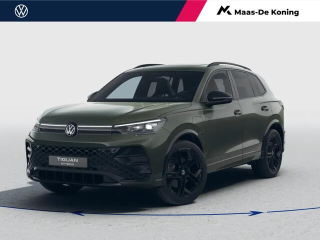 Volkswagen TIGUAN R-Line Edition 1.5 eHybrid 204 PK 6 versn. DSG · Black Style Pakket · Comfort Pakket · Trekhaak inklapbaar, met elektrische ontgrendeling, incl. aanhangermanoeuvreerhulp Trailer Assist ·