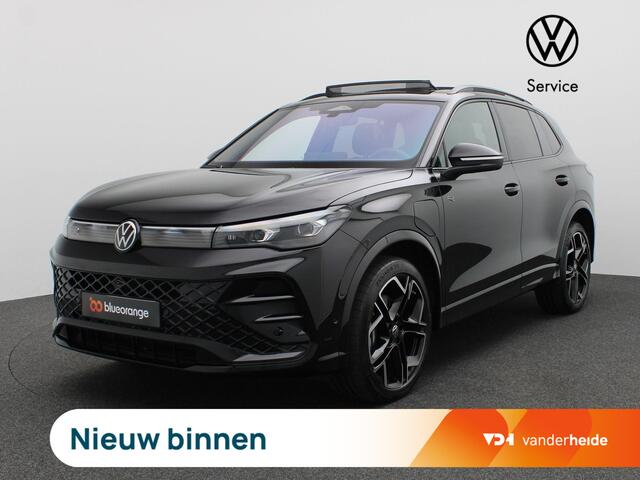 Volkswagen TIGUAN 1.5 eHybrid R-Line Edition 272PK DSG Pano-Schuifdak, Trekhaak, Black Style, Head-Up Display, Leder, Harman Kardon, Navi Pro, Memorystoel, 360gr. Camera