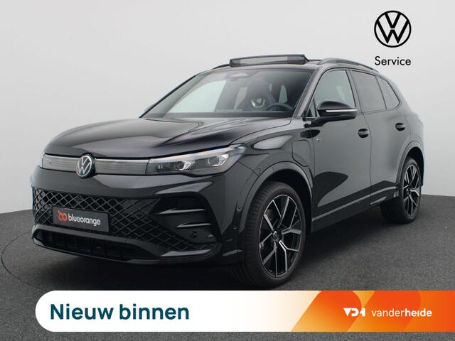 Volkswagen TIGUAN 1.5 eHybrid R-Line Edition 204PK DSG Pano-Schuifdak, Black Style, Trekhaak, 20" LM Velgen, Keyless, Navi via Apple Carplay/Android Auto, Stoel-Stuurverwarming