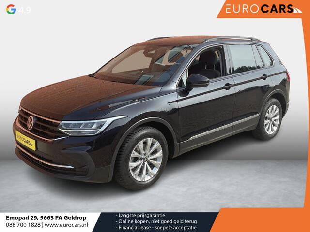 Volkswagen TIGUAN 1.5 TSI 150pk DSG Life Panoramadak Navigatie d.m.v. Apple Carplay Android Auto Parkeersensoren Adaptive Cruise Control Stoel- en stuurverwarming Ledverlichting Getinte ramen Climate Control