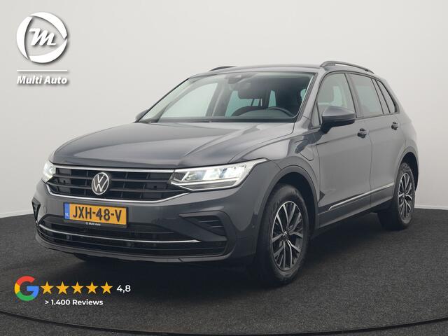 Volkswagen TIGUAN 1.4 TSI Elegance Plug In Hybrid 245pk Dealer O.H PHEV | Trekhaak af Fabriek | Adaptive Cruise | Alcantara Sportstoelen Massage & Verwarmd | Virtual | Keyless | Apple Carplay | BLIS |