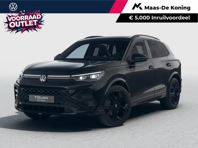Volkswagen TIGUAN R-Line Edition 1.5 eHybrid 272 PK 6 versn. DSG · Achteruitrijcamera · Draadloze telefoonlader · Black Style Pakket · Panoramaschuif-kanteldak · Trekhaak inklapbaar, met elektrische ontgrendeling, incl. aanhangermanoeuvreerhulp Trailer Assist ·