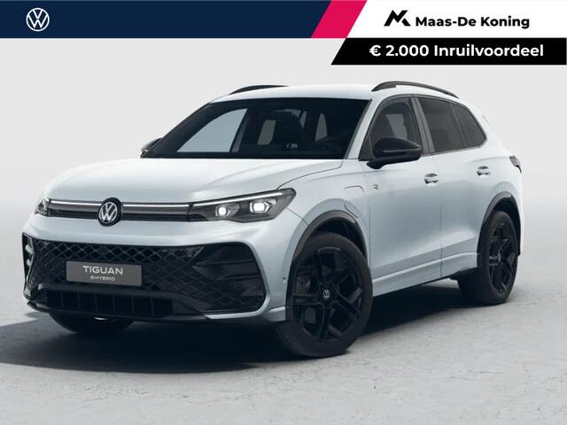 Volkswagen TIGUAN R-Line Edition 1.5 eHybrid 204 PK 6 versn. DSG · Black Style Pakket · Panoramaschuif-kanteldak · Trekhaak inklapbaar, met elektrische ontgrendeling, incl. aanhangermanoeuvreerhulp Trailer Assist ·