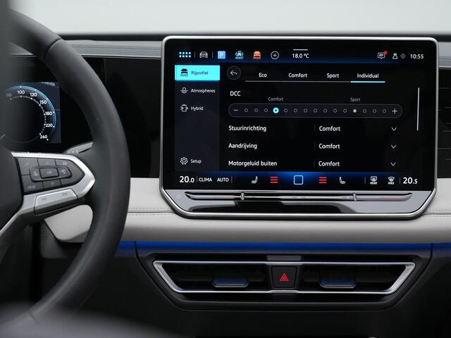 Volkswagen TIGUAN 1.5 eHybrid 150 pk DSG Elegance | Panoramadak | Trekhaak | 360 Camera | Adaptief onderstel | Stuur-/stoelverwarming | Navigatie | Side Assist