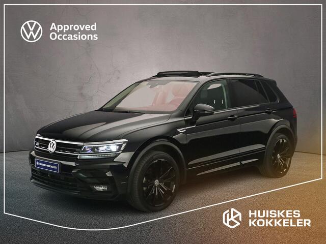 Volkswagen TIGUAN Highline 2.0 TSI 190pk 4-Motion DSG Automaat Panoramadak, Lederen bekleding, Black style, 360 camera, Adaptive cruise control, Head up display, DYN audio