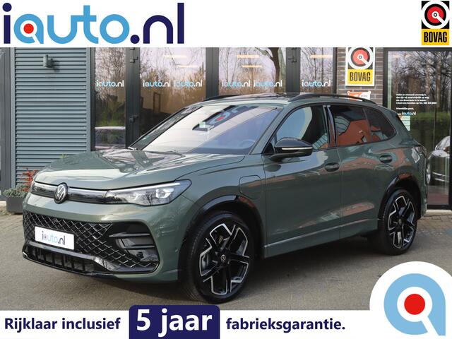 Volkswagen TIGUAN 1.5 eHybrid 272pk R-Line Black Style Pano/Leder/IQ.Light HD/360/Headup/HK/Keyless/ACC/DCC/Elek. stoelen/Dodehoek/20"/Trekhaak wegkl.