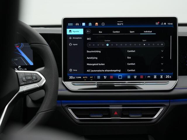 Volkswagen TIGUAN 1.5 eHybrid 272 pk R-Line | Panoramadak | Trekhaak | Leder | Geheugen-/ventilatiestoelen | Head-up display | Harman/Kardon | IQ Light | 360 Camera