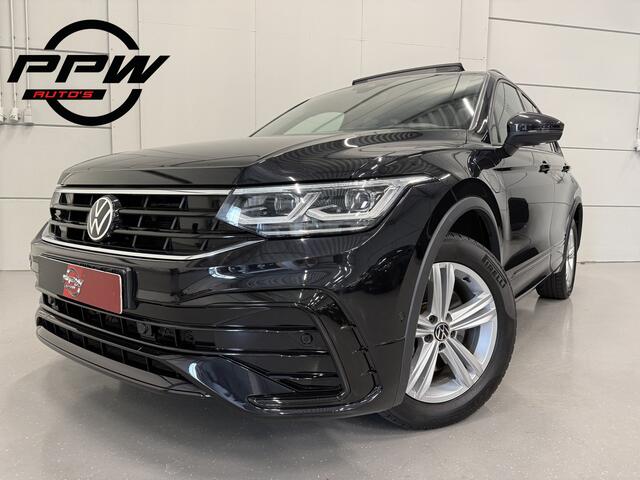 Volkswagen TIGUAN 1.4 TSI eHybrid 3xR-Line PANO/TREKHAAK/HEAD-UP/IQ-LIGHT/ACC/SFEER/VIRTUAL/CARPLAY/CAMERA/KEYLESS/PARK-ASSIST/PRIVACY/DESIGN-PAKKET BLACK STYLE/VOLLEDIG VW DEALER HISTORIE