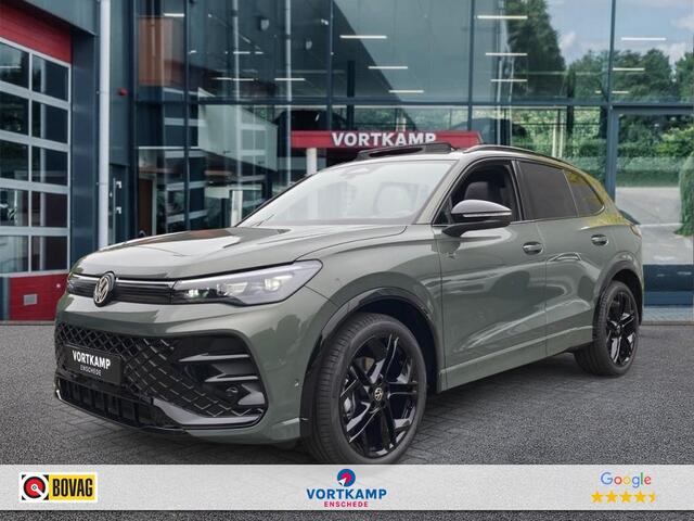 Volkswagen TIGUAN 1.5 eTSI R-LINE TREKHAAK/LEDER/PANO-DAK/CAMERA/ELEK-KLEP/ACC/HUD/MEM/STOELVERW