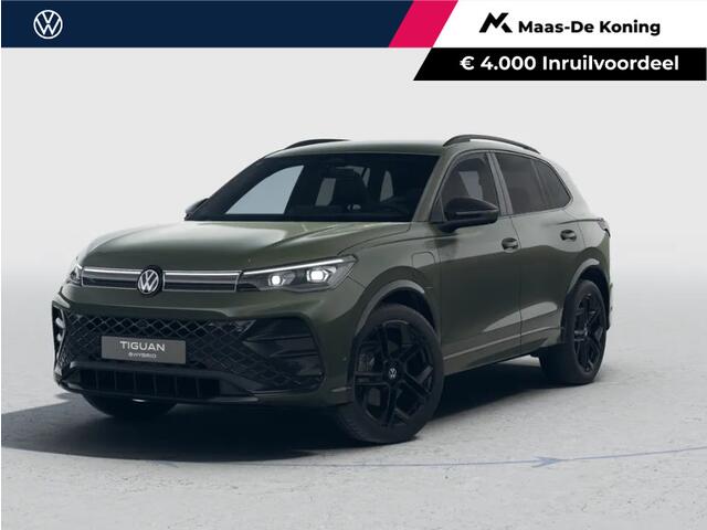 Volkswagen TIGUAN R-Line Edition 1.5 eHybrid 272 PK 6 versn. DSG · Black Style Pakket · Panoramaschuif-kanteldak · Trekhaak inklapbaar, met elektrische ontgrendeling, incl. aanhangermanoeuvreerhulp Trailer Assist · · Prijs is inclusief inruilpremie ·