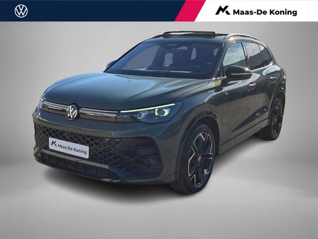 Volkswagen TIGUAN 1.5eHybrid 200kW/272PK R-Line Black Style · Panoramadak · Leder · Harman Kardon · Trekhaak · 360°Camera + Parkeersensoren · Garantie t/m 25-06-2030 of 100000km.