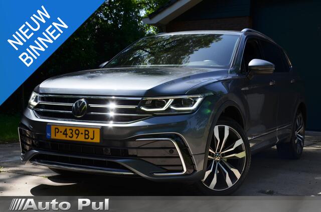 Volkswagen TIGUAN Allspace 1.5 TSI R-Line 7 Persoons. Automaat/Navi/Pdc/Ecc/Achteruitrijcamera/Panoramadak/Virtueel dashboard/Privacy-Glass/Cr-Controle/20-Inc Lmv/Trekhaak-Afnb