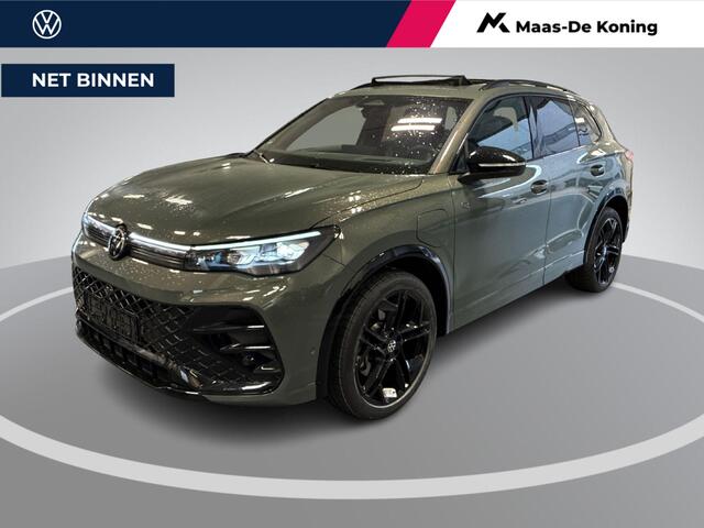 Volkswagen TIGUAN 1.5 eHybrid 204pk R-Line Edition · Panoramadak · Inklap. Trekhaak · 360 Camera · Leder Varenna · Matrix LED · Elek. Stoelen + Geheugen & Massage · Garantie t/m 07-08-2030 of 100.000km