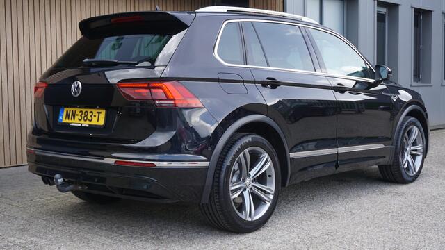 Volkswagen TIGUAN 1.4 TSI 125PK 2x R-Line Navi 19inch LM Trekhaak Cruise Control *NL auto* 105457km!