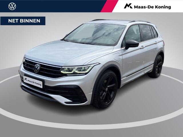 Volkswagen TIGUAN 1.4TSIeHybrid 180kW/245PK R-Line Black Style · Panoramadak · Trekhaak · 360°Camera + Parkeersensoren ·