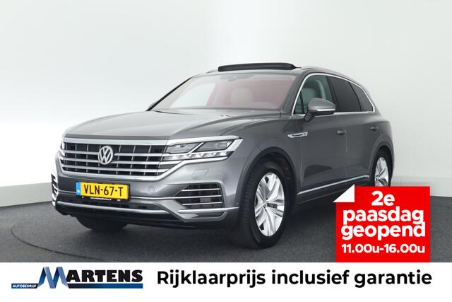 Volkswagen TOUAREG 3.0 TDI 230pk R-Line Grijs Kenteken Trekhaak Camera Luchtvering Matrix Led Keyless Leder Memory Virtual Cockpit Navigatie