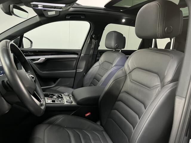 Volkswagen TOUAREG 3.0 TSI eHybrid Elegance 4MOTION / AUTOMAAT/ 381 PK/ PANO/ LUCHTVERING/ TREKHAAK/ LEER/ CAMERA/ PARK. SENSOREN/ MEMORY SEATS/ STOELVERWARM. V&A/ ELEK. ACHTERKLEP/ APP CONNECT/ ADAPT. CRUISE/ KEYLESS/ 4 ZONE CLIMA/ DAB