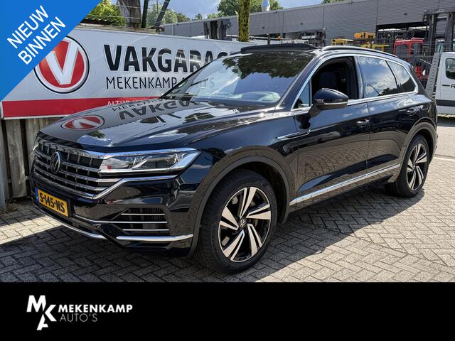 Volkswagen TOUAREG 3.0 TSi eHybrid 4MOTION 20"/Panoramadak/Trekhaak/Luchtvering/Leder/Stuur + voorruit + stoelverwarming v+a/Dodehoek/Adaptieve cruise