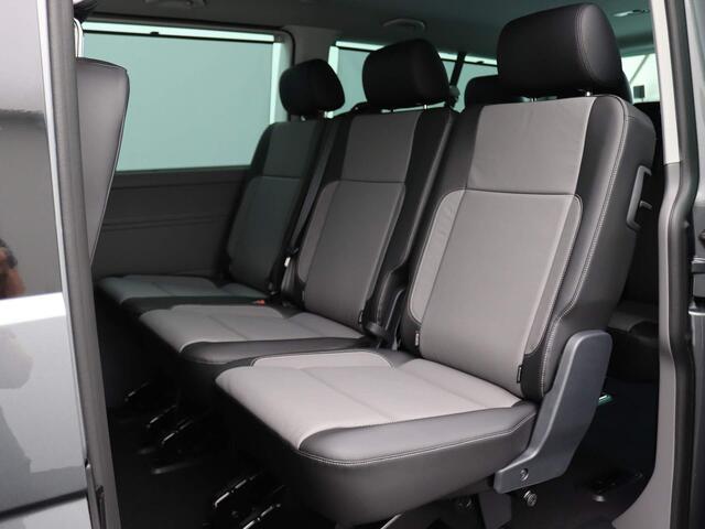 Volkswagen TRANSPORTER 2.0 TDI L2H1 Caravelle 204PK DSG (gesloten bestel) Achteruitrijcamera, 2x elek. schuifdeur, leder, winterpakket, virtual cockpit, elek. stoel, alarm, 18'' lichtmetaal