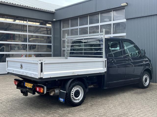 Volkswagen TRANSPORTER 2.0 TDI L2H1 DC 4Motion 4x4 Euro 6 Pick-up Dubbele cabine open laadbak met Airco trekhaak 2500 kg 6-Persoons Telefoonverbinding 1e eigenaar Dealer onderhouden