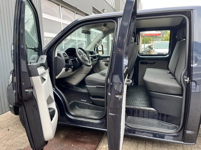 Volkswagen TRANSPORTER 2.0 TDI L2H1 DC 4Motion 4x4 Euro 6 Pick-up Dubbele cabine open laadbak met Airco trekhaak 2500 kg 6-Persoons Telefoonverbinding 1e eigenaar Dealer onderhouden