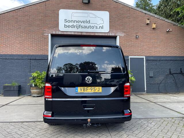 Volkswagen TRANSPORTER 2.0 TDI L2H1 Highline 2 schuifdeuren Weinig km's!! Trekhaak, schuifkanteldak, zwart. LM velgen