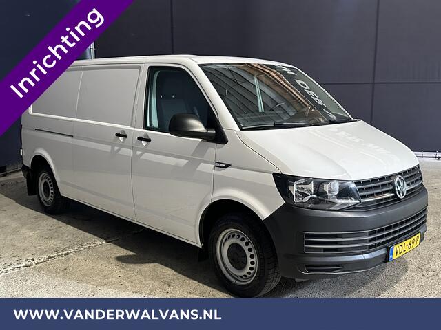 Volkswagen TRANSPORTER 2.0 TDI L2H1 inrichting Euro6 Airco | Navigatie | Cruisecontrol | Trekhaak | Parkeersensoren
