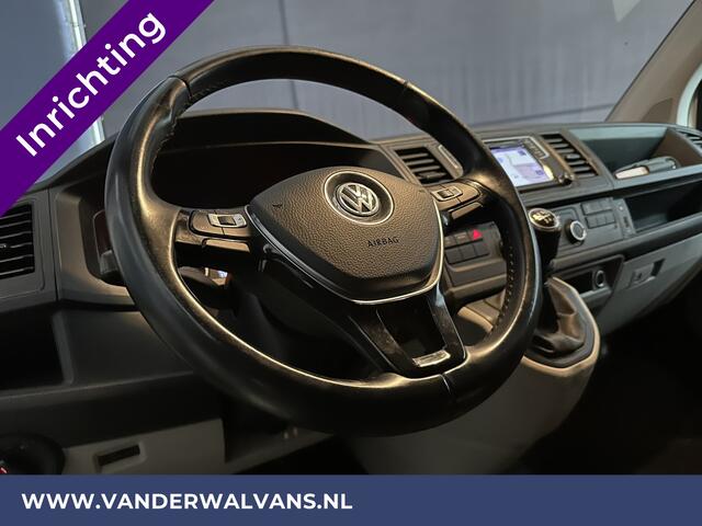 Volkswagen TRANSPORTER 2.0 TDI L2H1 inrichting Euro6 Airco | Navigatie | Cruisecontrol | Trekhaak | Parkeersensoren