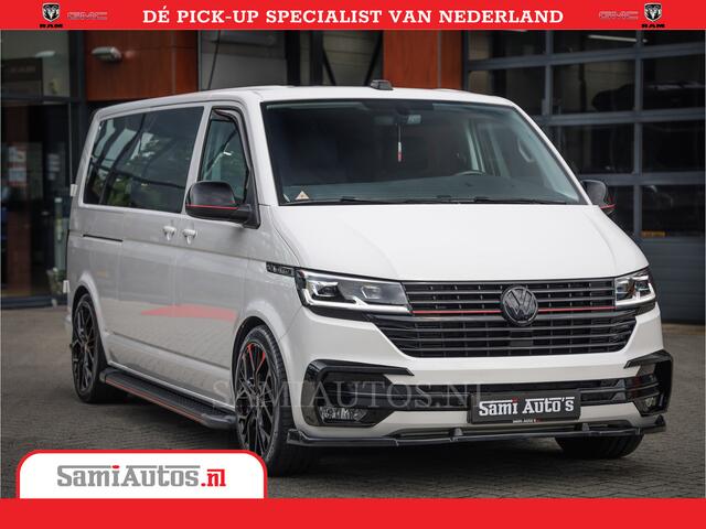 Volkswagen TRANSPORTER 2.0 TDI DC L2H1 30 Bulli 6 Persoons | Zeer Dik | In Zeer Goede Conditie | Comfortabele Dubbele Cabine met 6 Zitplaatsen | Body Kit | 20 Inch Brede Zwarte Wielen | Full Led | Camera | 2X Schuif Deuren |