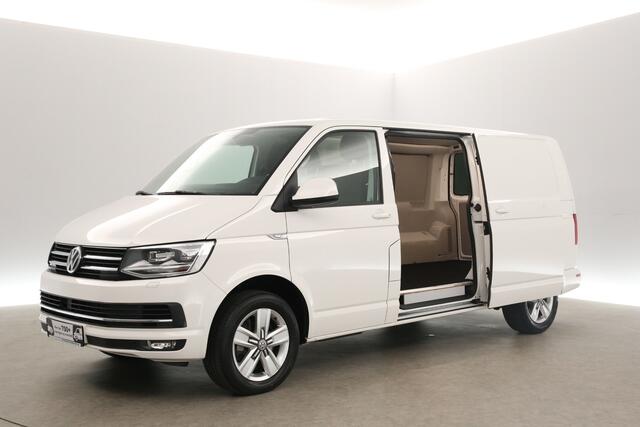 Volkswagen TRANSPORTER 2.0 TDI L2H1 204PK Automaat Airco Camera Carplay 2xSchuifdeur Cruise LED DSG Navi 3 Persoons 17"LMV