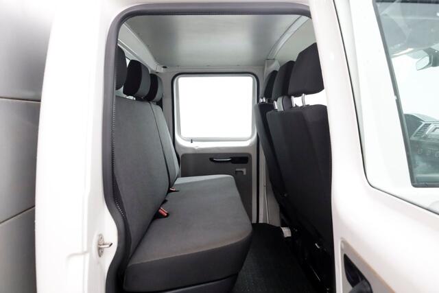 Volkswagen TRANSPORTER T6 2.0 TDI 150pk Lang D.C. Open laadbak met Palfinger laadkraan 08-2017