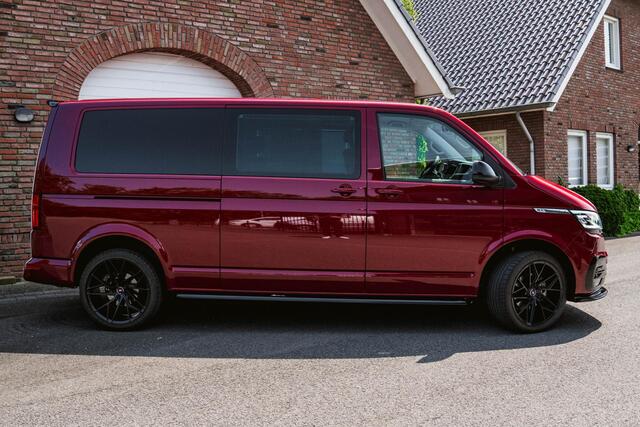 Volkswagen TRANSPORTER 2.0 TDI 150 pk Dubbel Cabine Fontana Red Navi, Camera, 20" LMV, LED Koplampen, Adapt. Cruise, Privacyglas, 5-Zits